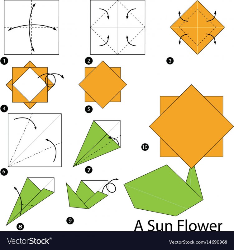 Оригами для начинающих конверт