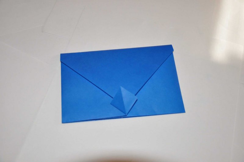 Конвертик из бумаги без клея