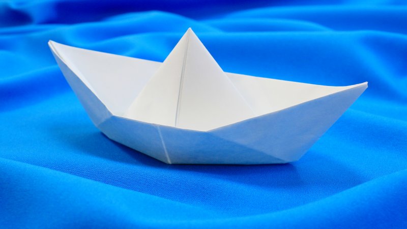 Корабль из бумаги
