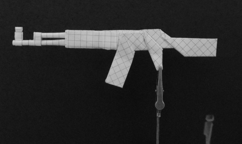 Моделирование оружия из бумаги