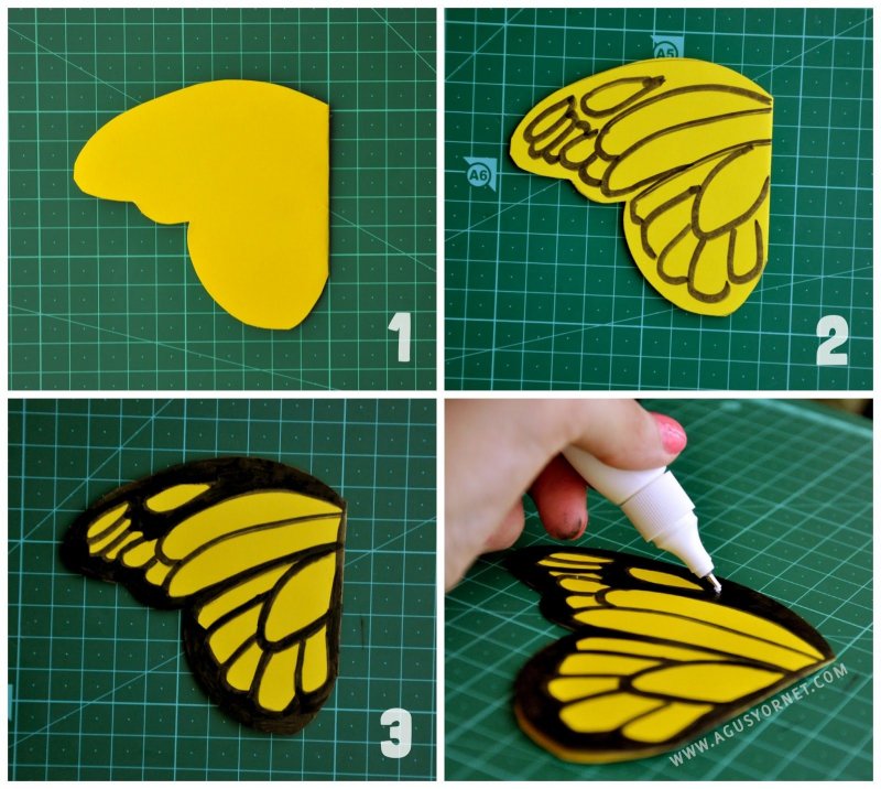 Бабочка из бумаги своими руками для детей