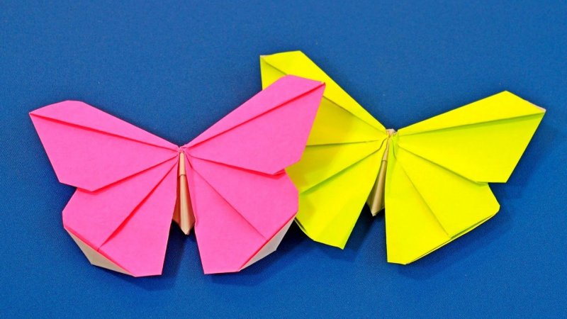 Поделка бабочка оригами