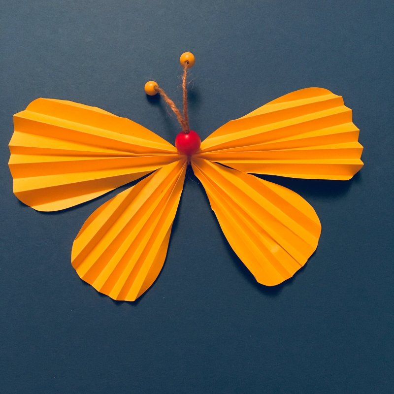 Бабочка из бумаги для детей
