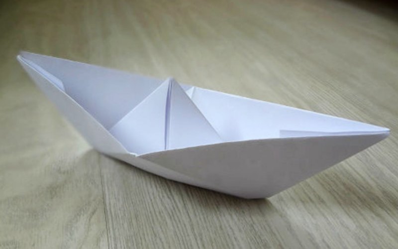 Поделка кораблик из бумаги