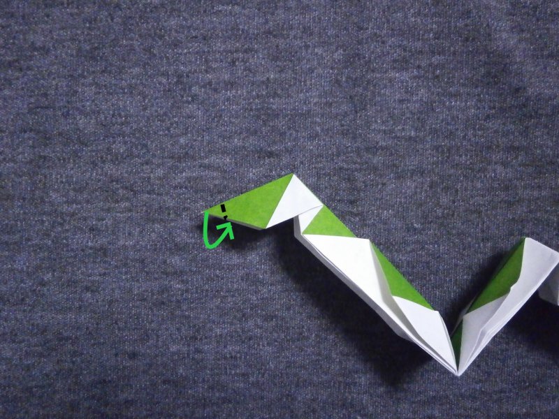 Оригами змеи