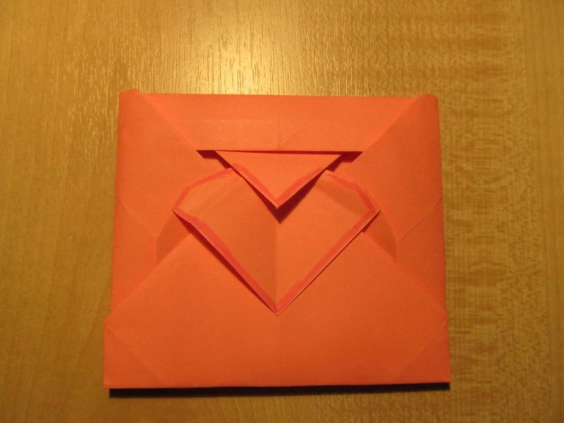 Конверт оригами схема
