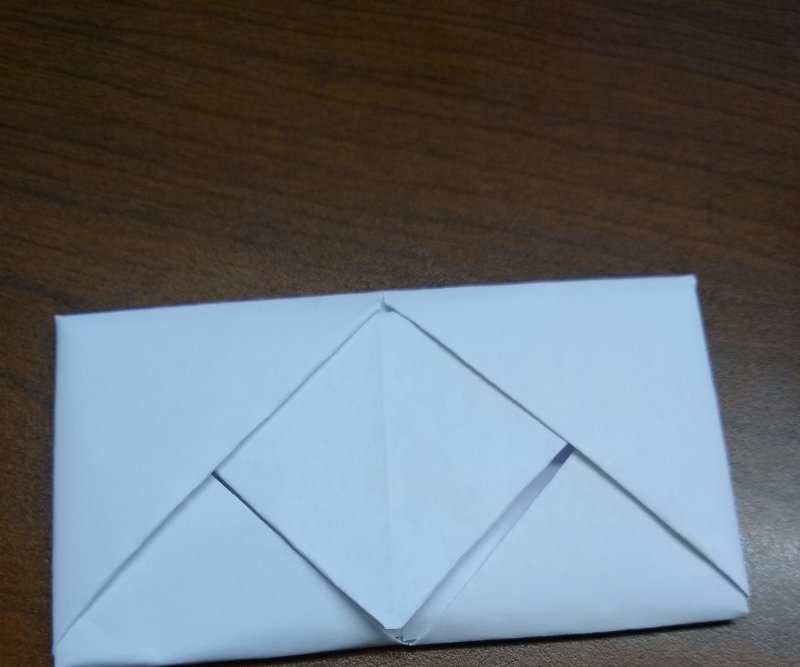 Как сложить конверт из листа а4 без клея