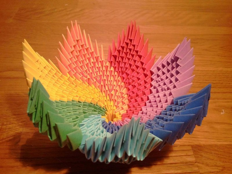 Оригами шляпа