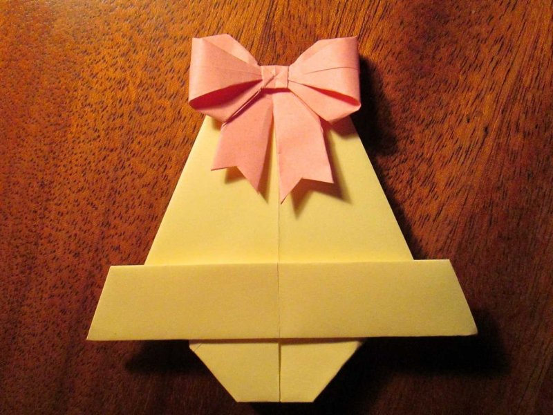 Малина из бумаги оригами для детей