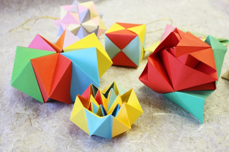Оригами канцелярия из бумаги