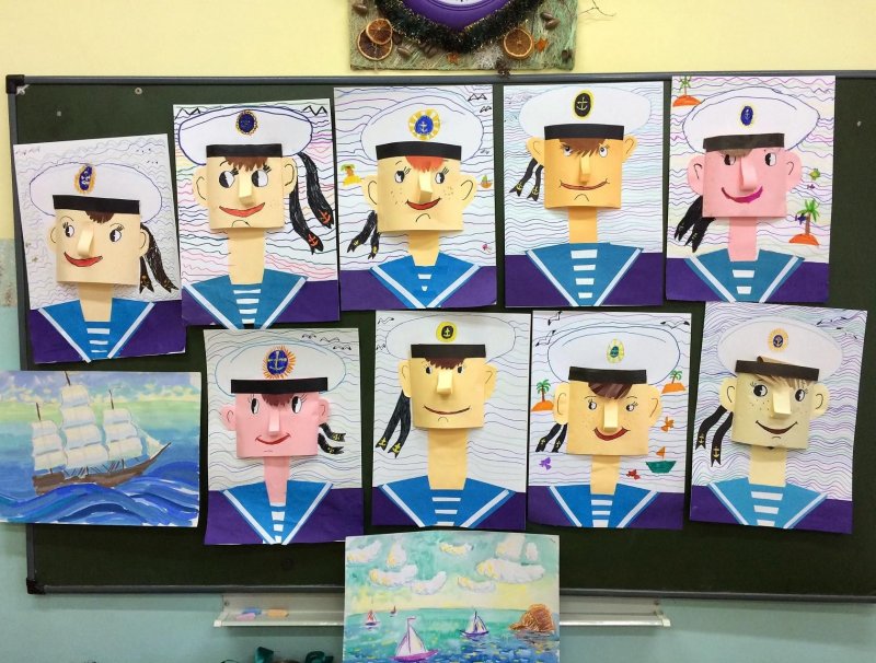 Рисование моряка в подготовительной группе