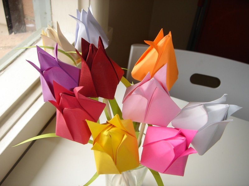 Оригами Нарцисс
