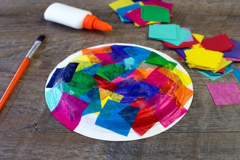 Поделки из цветной бумаги для детей