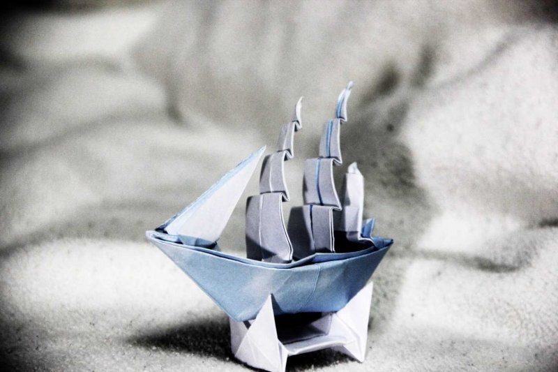 Красивые корабли из бумаги