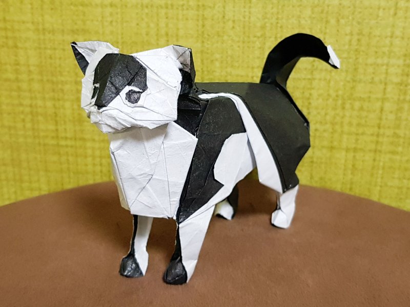 Оригами котик