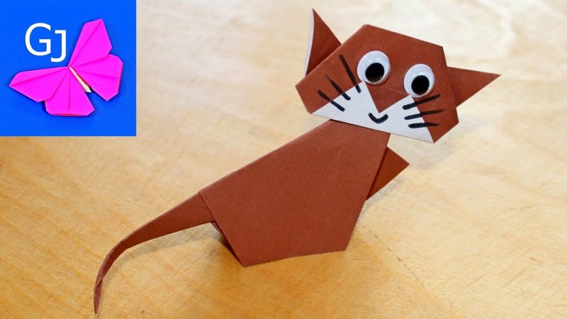 Оригами коты