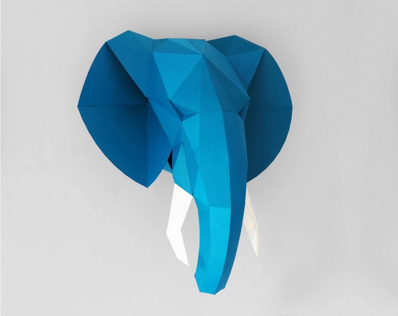 Игрушка из бумаги Слоненок