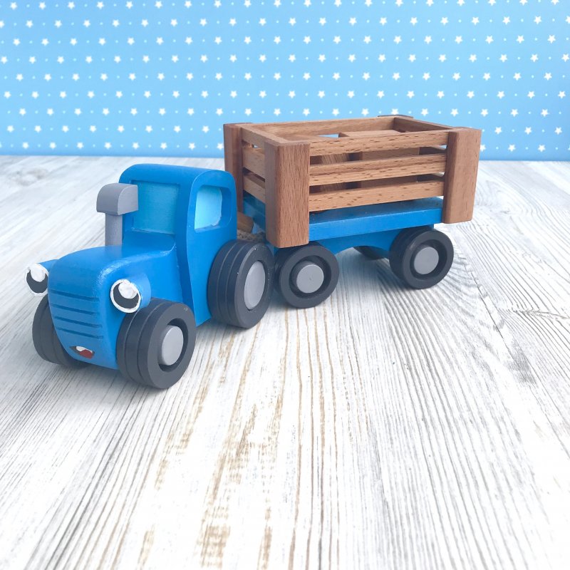 Синий трактор развивайка
