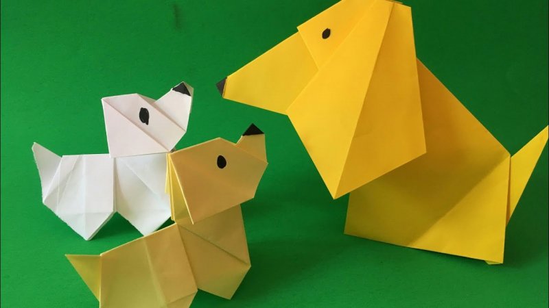 Оригами животных