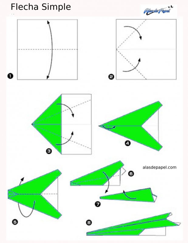 Оригами из бумаги для детей самолеты схемы