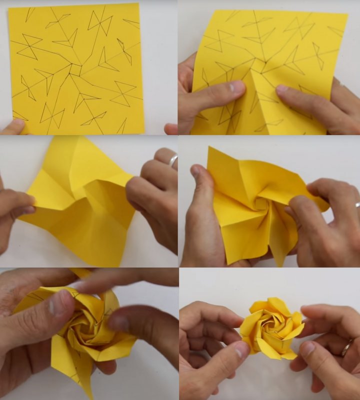 Как сделать цветок из бумаги своими руками