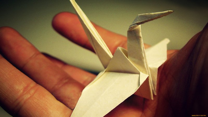 Журавлик Цуру оригами