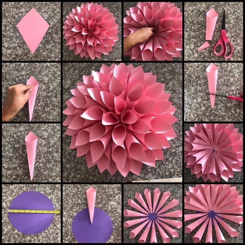 Оригами из бумаги из модулей пошаговая инструкция