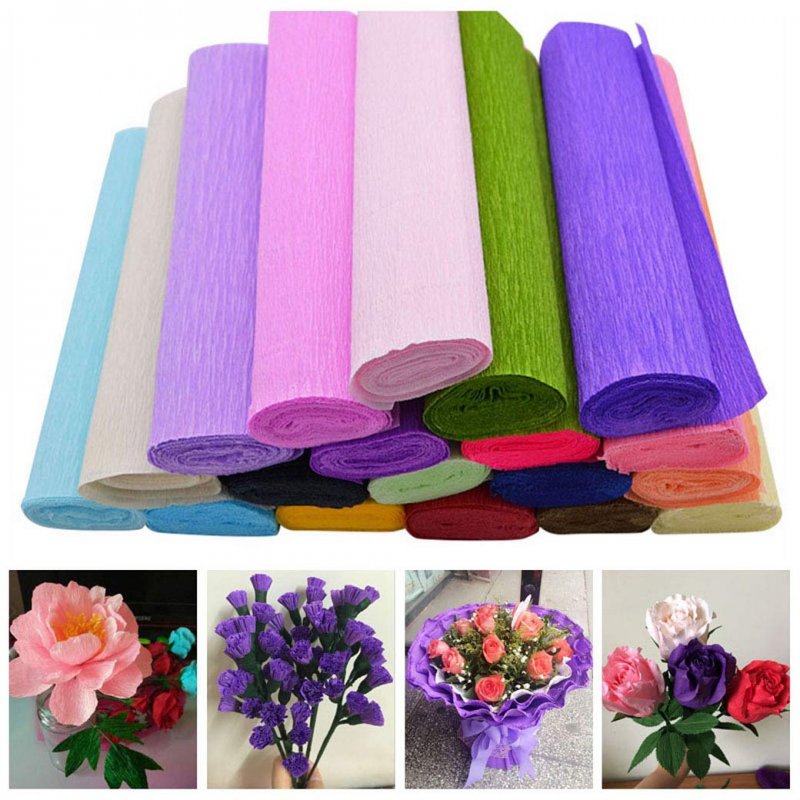 Гофрированная бумага для упаковки цветов