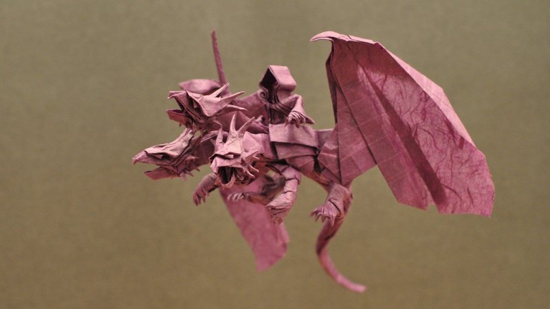 Оригами рыцарь