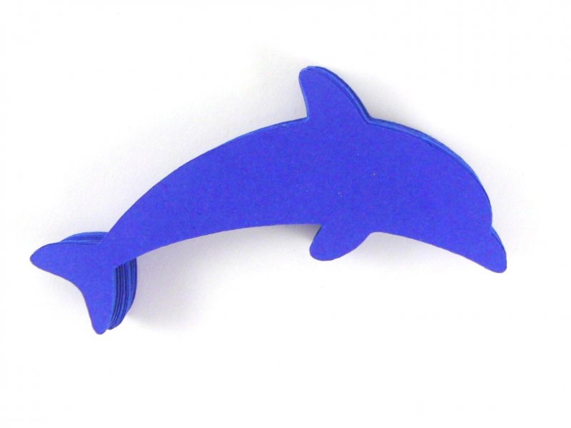 Дельфины из пластилина