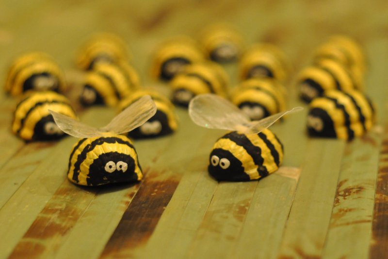 Пчелки аппликация в детском саду