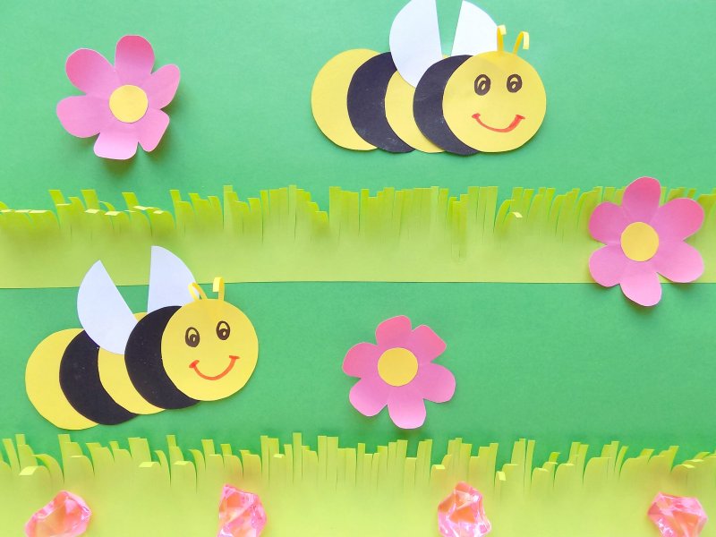 Поделка пчела в детский сад