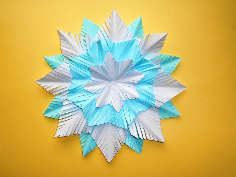 Поделка цветок оригами