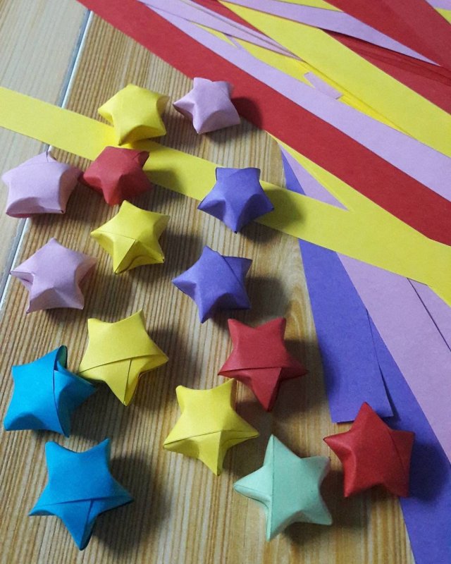 Звезда оригами на 23