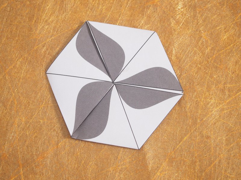 Оригами Гексафлексагон