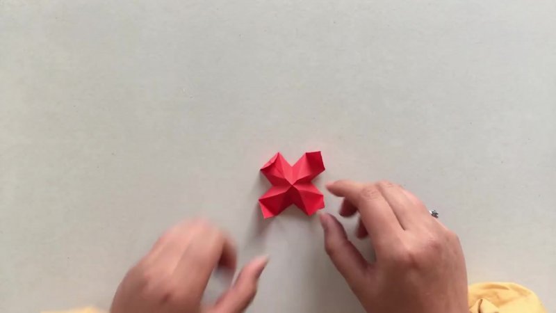 Оригами ЛОВУШКА для пальцев из бумаги