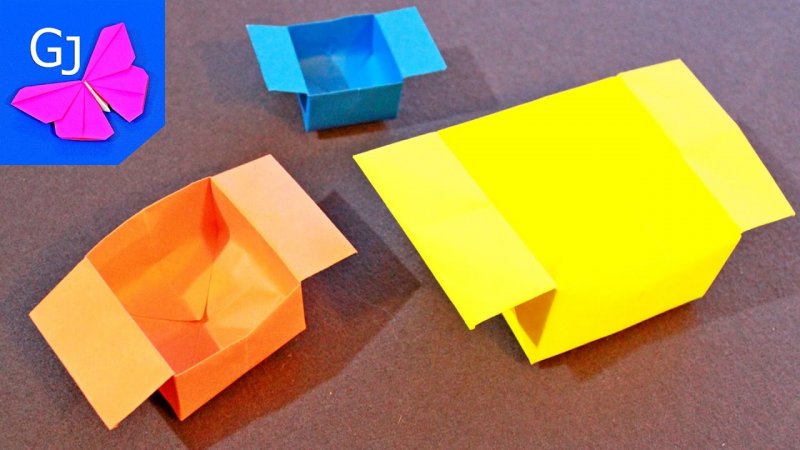 Оригами для начинающих коробочка