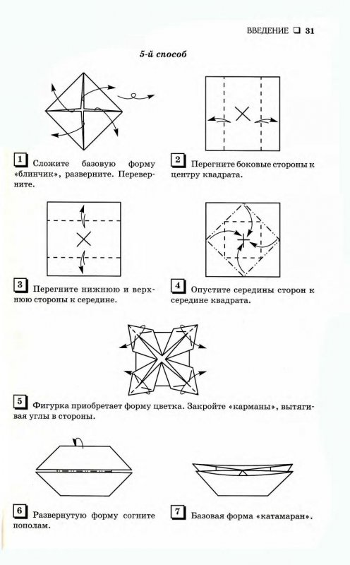 Базовая форма треугольник оригами