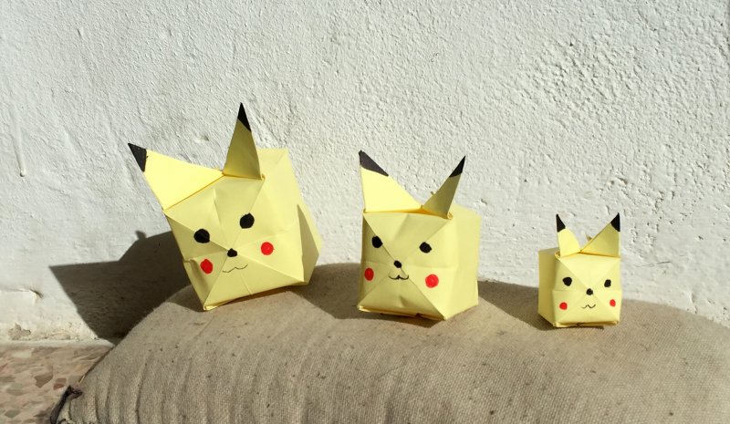 Оригами Пикачу