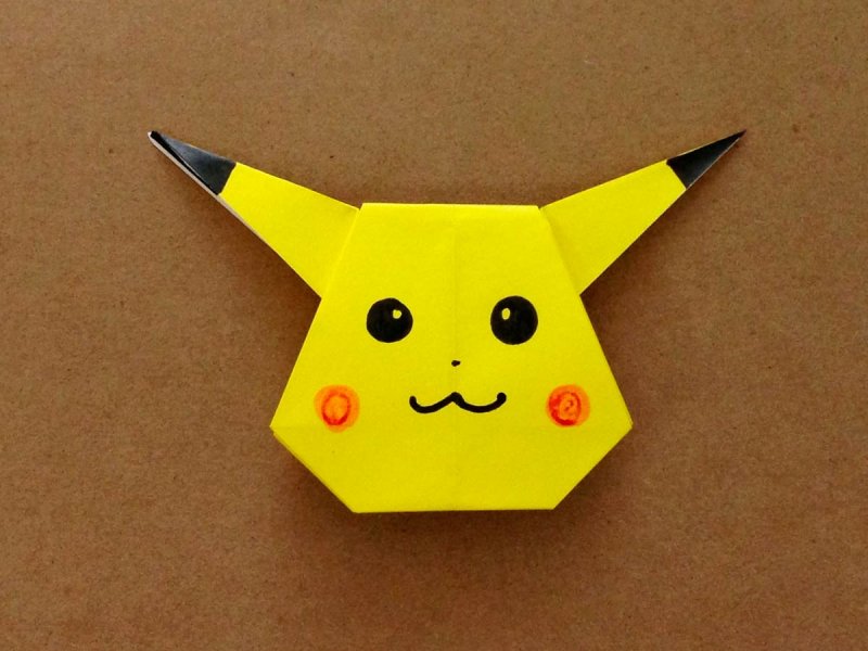 Оригами Pikachu Pokemon