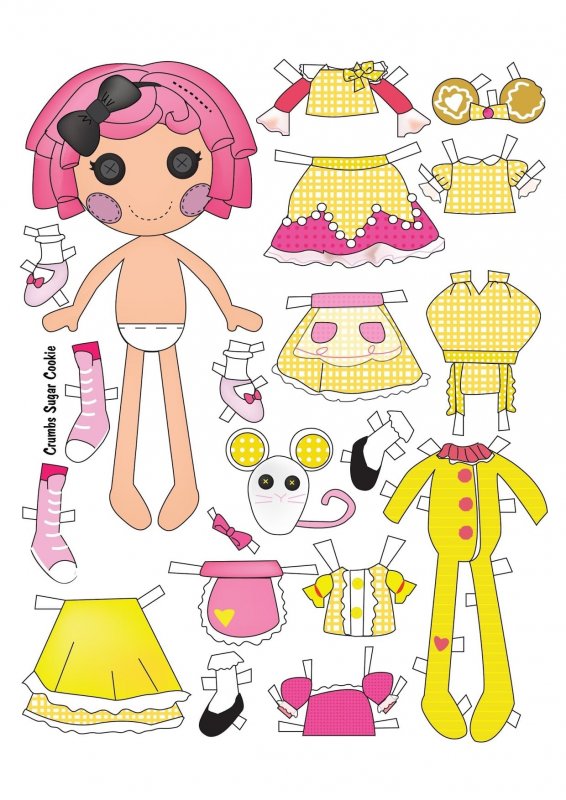 Бумажные куклы Лалалупси