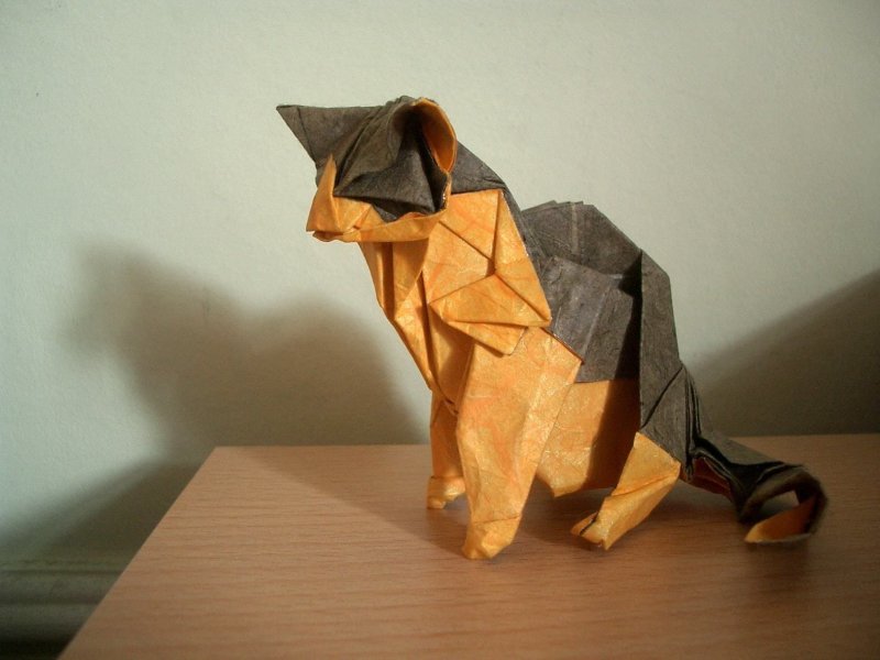 Оригами котик