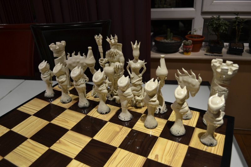 Ожившие шахматные фигуры