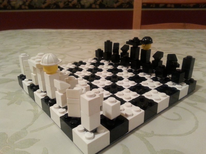 Лего chessboard шахматы