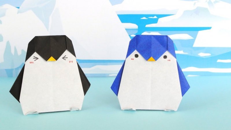 Поделка Пингвин оригами
