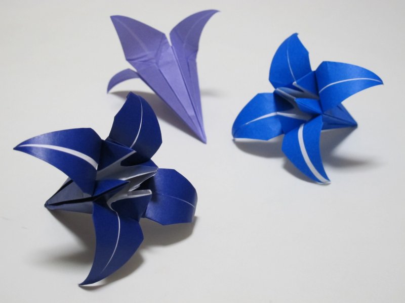 Ирис оригами
