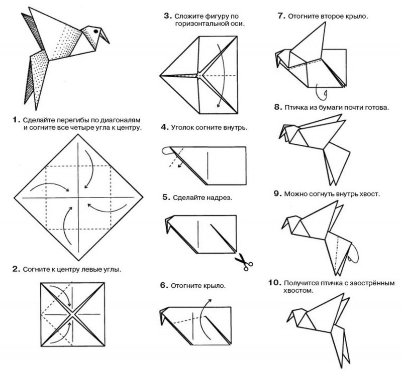 Как делать оригами для начи