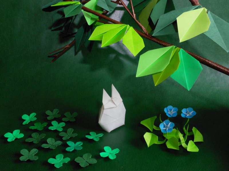Оригами композиция для детей