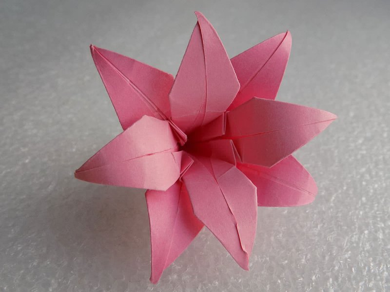 Паучья Лилия оригами