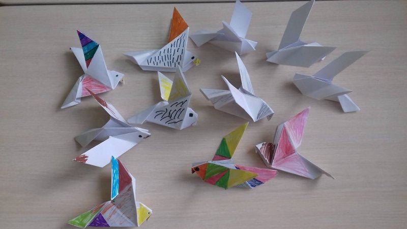 Оригами композиция